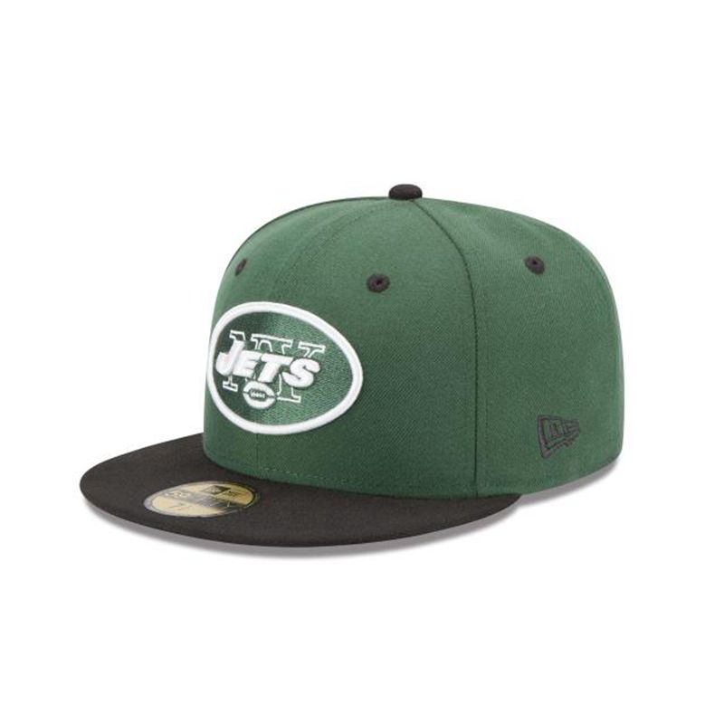 NFL New York Jets 2tone 59Fifty Fitted (HIT8360) - Green New Era Caps